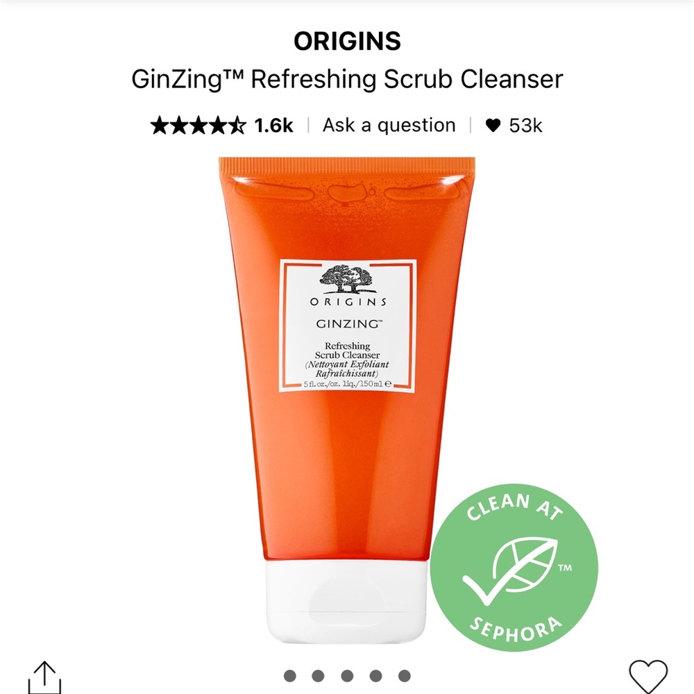 Origins face scrub